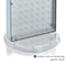 Azar Displays Revolving 8"W x 20.625"H Pegboard Counter Display 700508-WHT - alternate 6